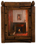 Red Fireplace